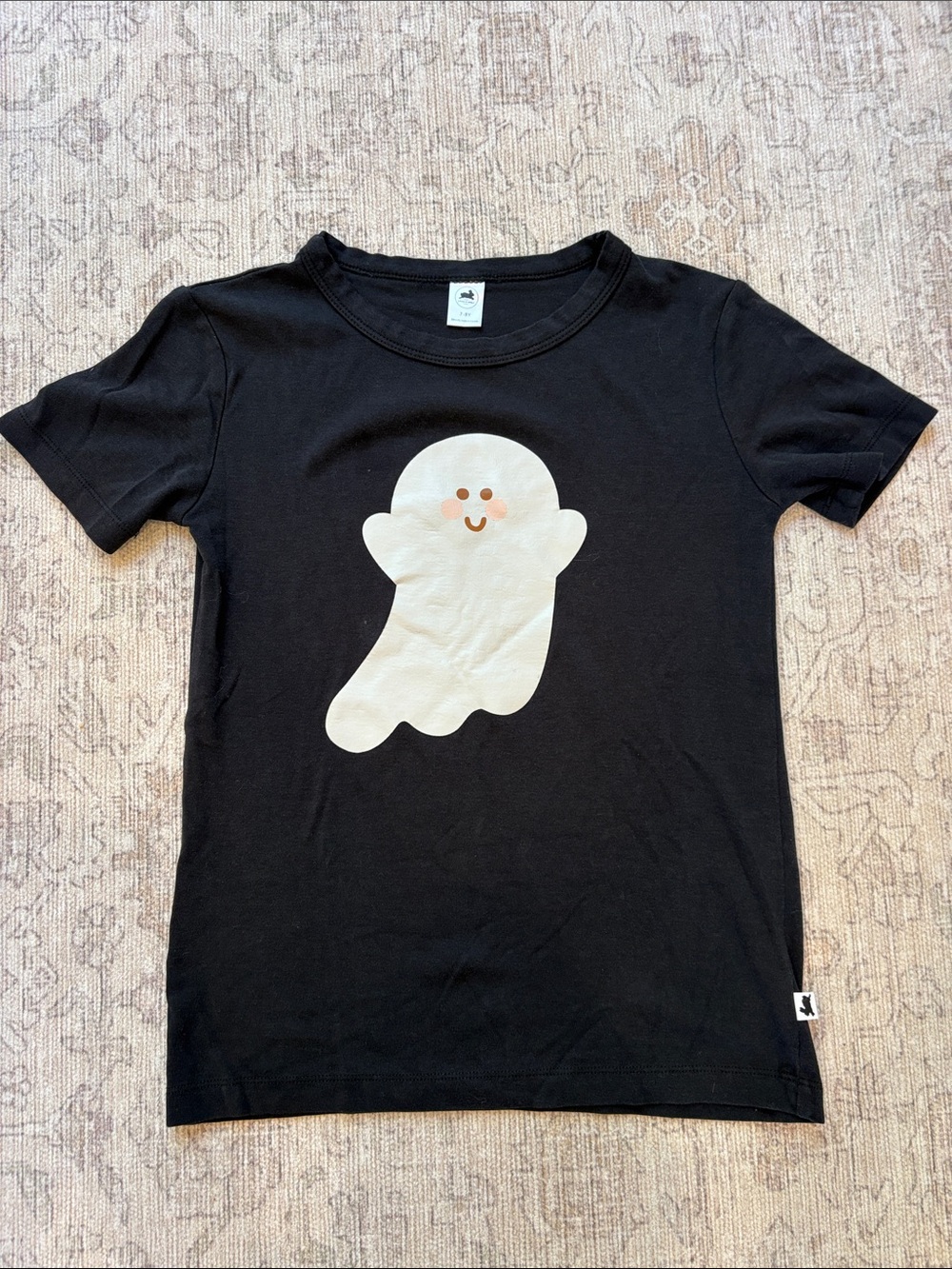 Little & Lively Bamboo Ghost Graphic Tee 7/8 Unisex